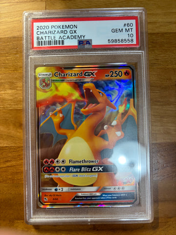 PSA GEM MT 10 Charizard GX (9/68) [Battle Academy 2020] - 59858558