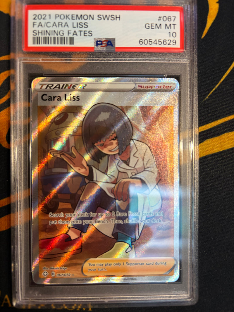 PSA GEM MT 10 Cara Liss (067/072) [Sword & Shield: Shining Fates] - 60545629