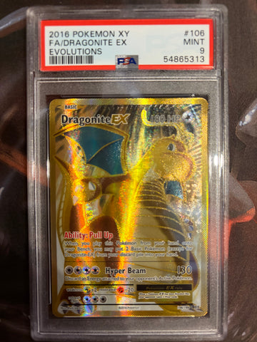 PSA MINT 9 Dragonite EX (106/108) [XY: Evolutions] - 54865313