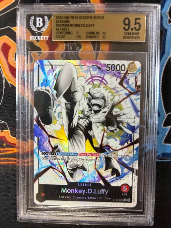 BGS 9.5 Monkey.D.Luffy ALT ART [Starter Deck 21 EX -GEAR5-] - 19921524