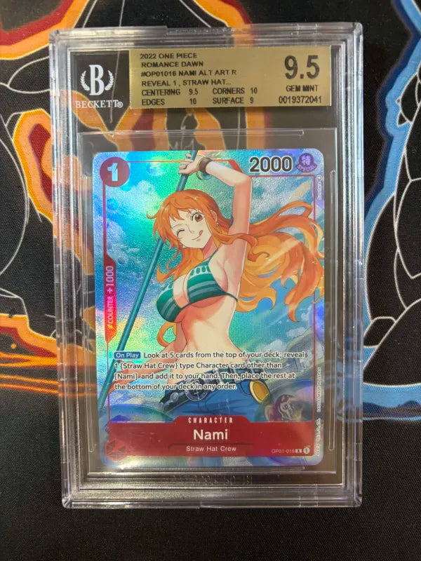 BGS 9.5 Nami ALT ART [Romance Dawn] - 19372041