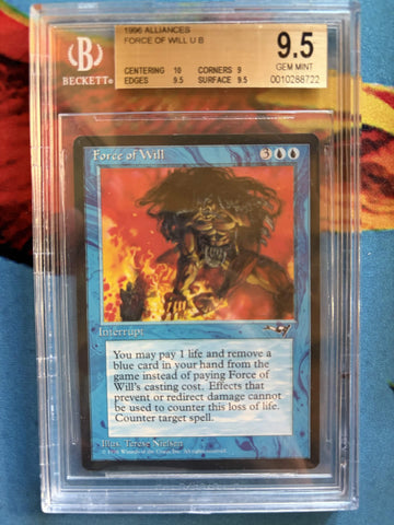 BGS 9.5 Force of Will U[Alliances] - 10288722
