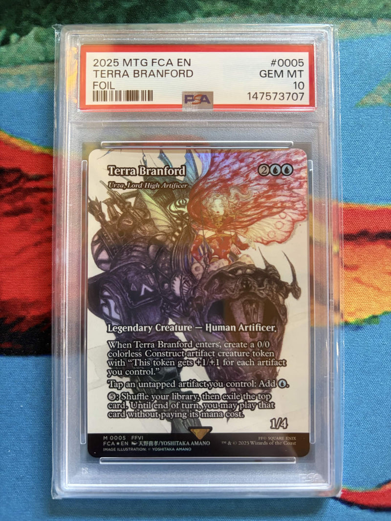 PSA GEM MT 10 Terra Branford [Magic The Gathering Final Fantasy Through The Ages] - 147573707