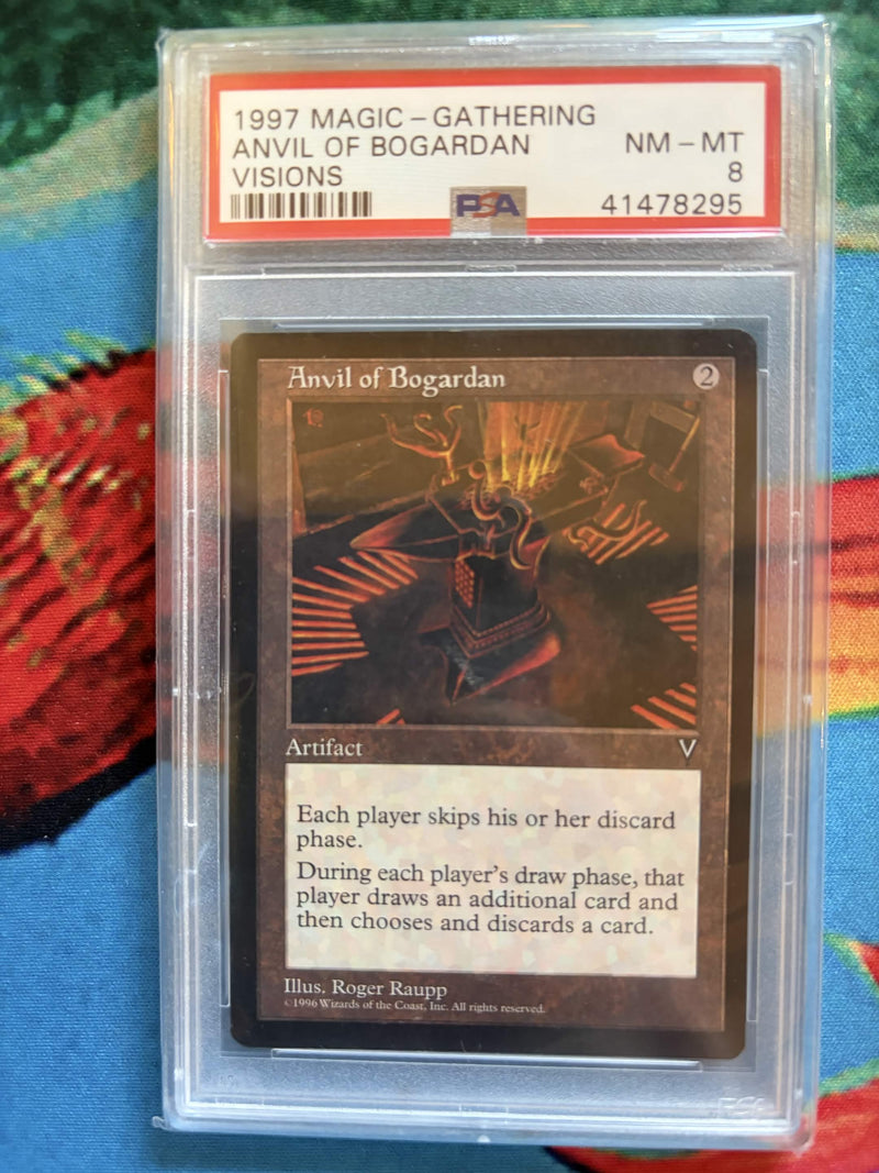 PSA NM-MT 8 Anvil Of Bogardan [Magic The Gathering Visions] - 41478295