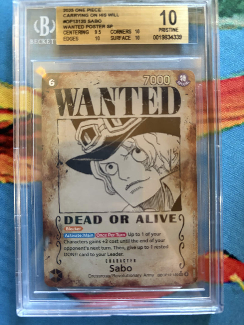 BGS 10.0 Sabo WANTED POSTER [Carrying on His Will] - 19834339