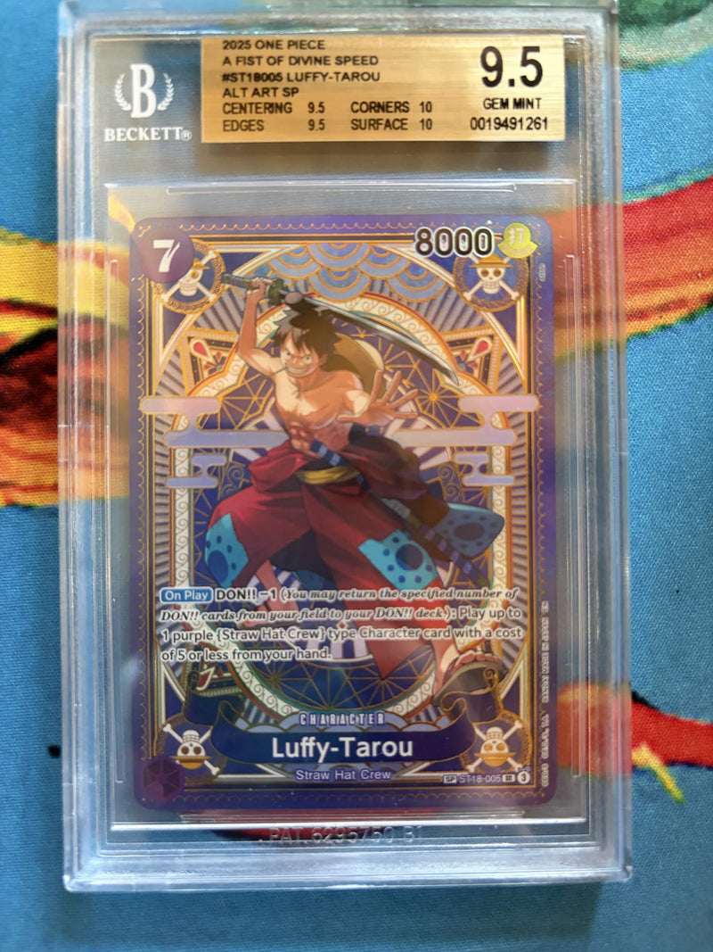 BGS 9.5 Luffy-Tarou ALT ART [A Fist of Divine Speed] - 19491261