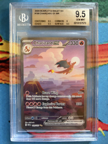 BGS 9.5 Charizard ex(199/165) [Scarlet and Violet 151] - 18157570