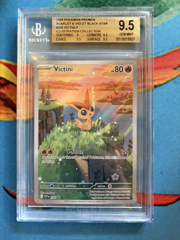 BGS 9.5 Victini P/(Unova Victini Illustration(208) [TCG Scarlet and Violet Black Star Promos] - 18918921