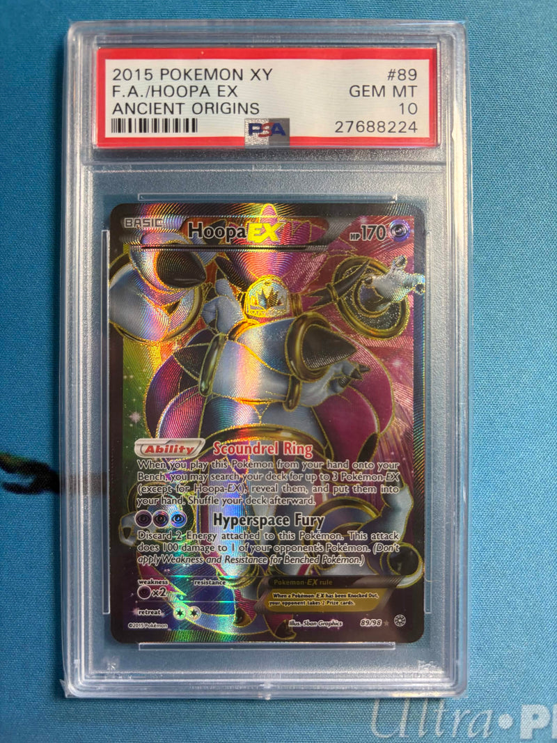 PSA GEM MT 10 Hoopa Ex (89/98) [Xy Ancient Origins] - 27688224