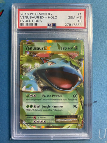 PSA GEM MT 10 Venusaur Ex(1/108) [Xy Evolutions] - 27917383
