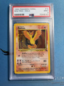 PSA MINT 9 Moltres-Holo (12/62) [Fossil] - 70448163