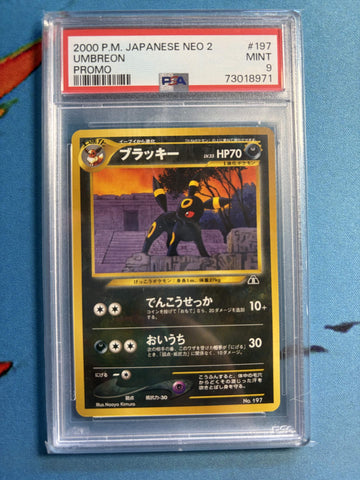 PSA MINT 9 Umbreon (197) [Japanese Neo 2 Promo] - 73018971