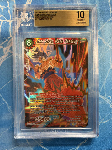 BGS PRISTINE 10 Son Goku, Ultra Mastery (BT16-005) [2025 Masters Premium Anniversary Box] - 20136279