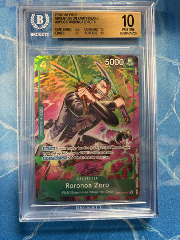 BGS PRISTINE 10 Roronoa Zoro [Adventure on Kami's Island] - 20431526
