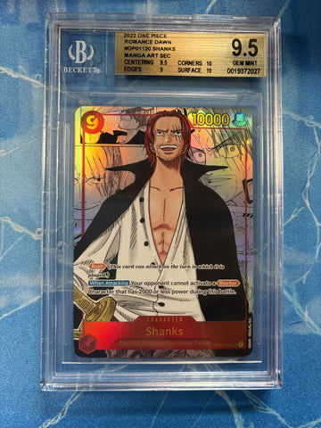 BGS Gem Mint 9.5 Shanks [Manga] [Romance Dawn] - 19372027