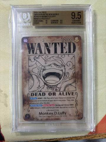 BGS Gem Mint 9.5 Monkey.D.Luffy [Emperors in the New World] - 20377514