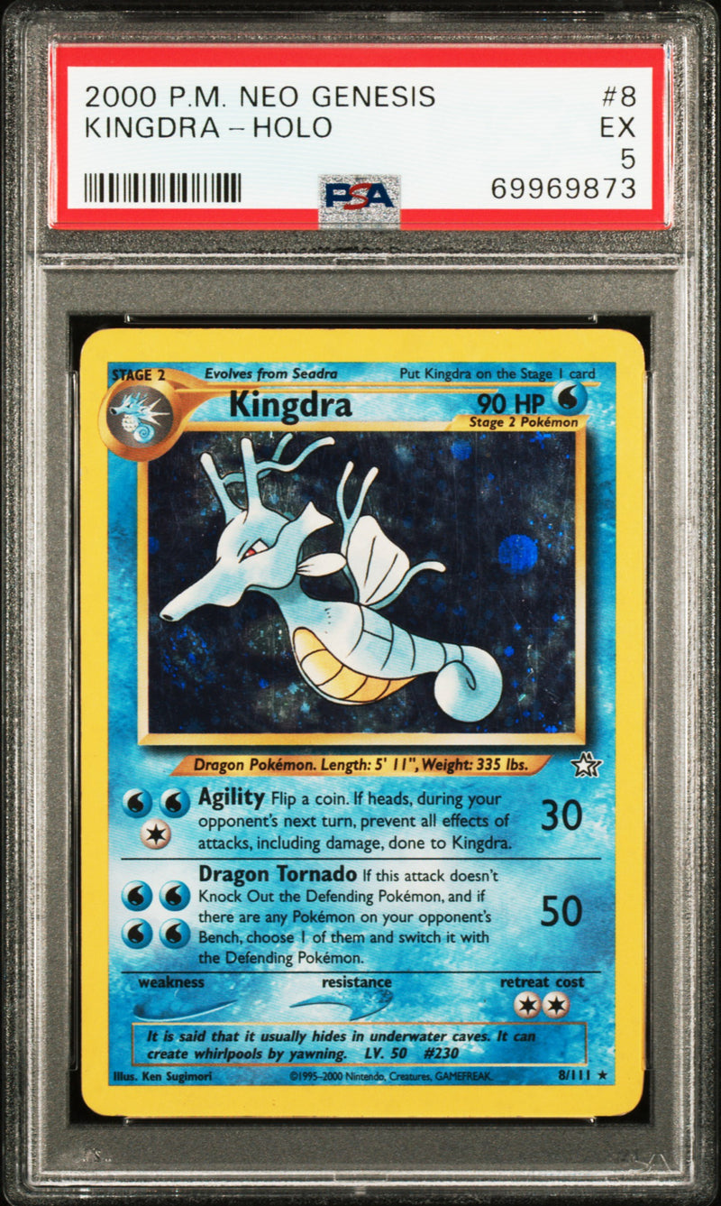 PSA EX 5 Kingdra-Holo(8/111) [Neo Genesis] - 69969873