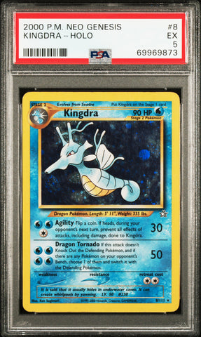 PSA EX 5 Kingdra-Holo(8/111) [Neo Genesis] - 69969873