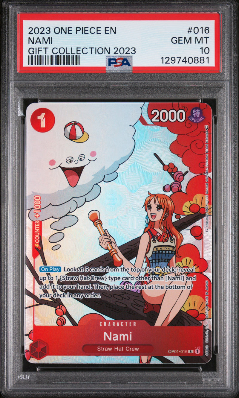 PSA GEM MT 10 Nami (Gift Collection 2023) [One Piece Promotion Cards] - 129740881