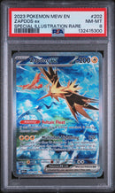 PSA NM-MT 8 Zapdos Ex (202/165) [Mew En-151] - 132415300