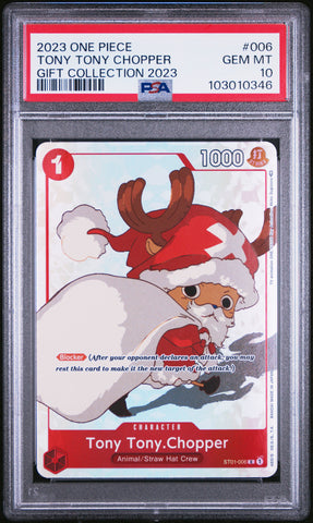 PSA GEM MT 10 Tony Tony.Chopper (Gift Collection 2023) [One Piece Promotion Cards] - 103010346