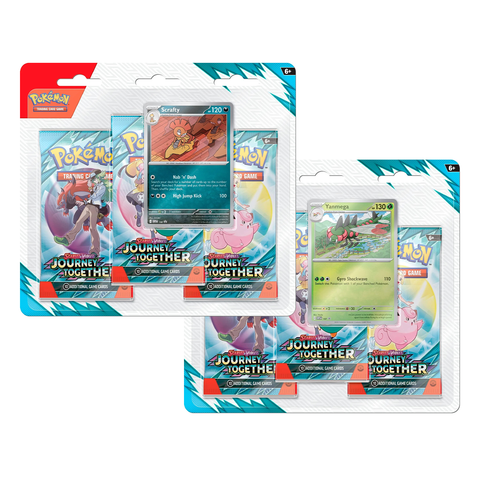 Pokémon TCG: Journey Together: Three-Booster Blister