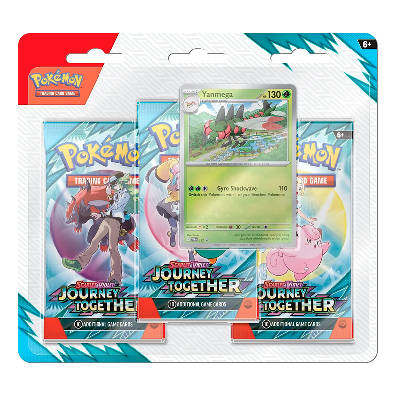 Pokémon TCG: Journey Together: Three-Booster Blister