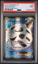 PSA MINT 9 Glalie EX (155/162) [XY: BREAKthrough] - 94760388