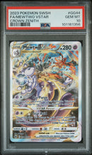 PSA GEM MT 10 Mewtwo Vstar (GG44/GG70) [Sword And Shield Crown Zenith] - 101161356