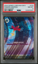 PSA NM-MT 8 Finders Keepers (Enchanted) (210/204) [Shimmering Skies] - 120605683