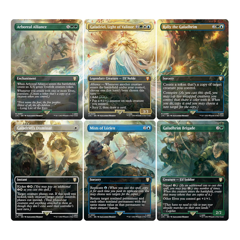 mtg lotr scene cards Magic The Gathering: The Lord of the Rings: Tales of Middle-earth: Sce