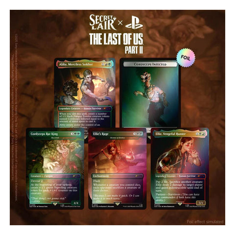 Magic the Gathering: Secret Lair: The Last of Us Part Two: Path of Retribution - Rainbow Foil Edition