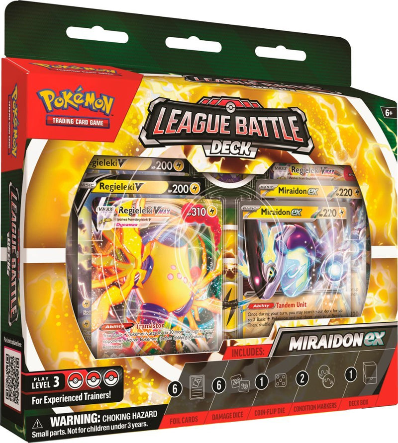 pokemon cards near me within 20 mi Pokémon TCG: Miraidon & Regieleki ex League Battle Deck