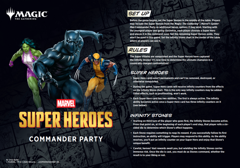 All-day MTG x Marvel Super Heroes Commander Party