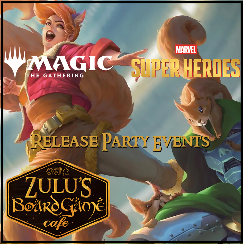 MTG x Marvel Super Heroes Release Party events