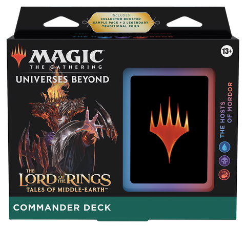 Magic The Gathering: The Lord of the Rings: Tales of Middle-earth: Commander Deck - Hosts of Mordor (Ding & Dent)
