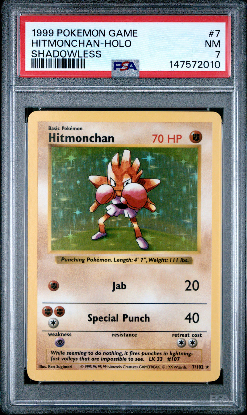 PSA NM 7 Hitmonchan-Holo(7/102) [Game] - 147572010