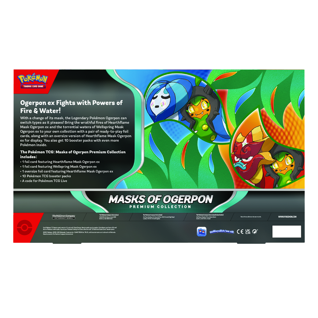 Pokmon TCG: Masks of Ogerpon ex Premium Collection Pokmon TCG: Masks of Ogerpon ex Premium Collection
