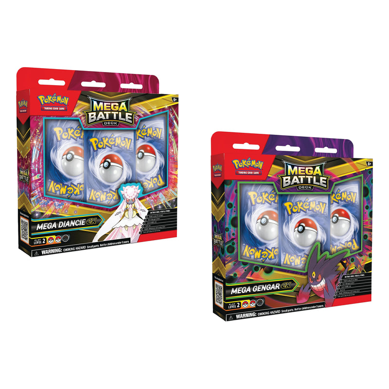 Pokmon TCG: Mega Battle Decks: Mega Gengar ex & Mega Diancie ex Pokmon TCG: Mega Battle Decks: Mega Gengar ex & Mega Diancie ex