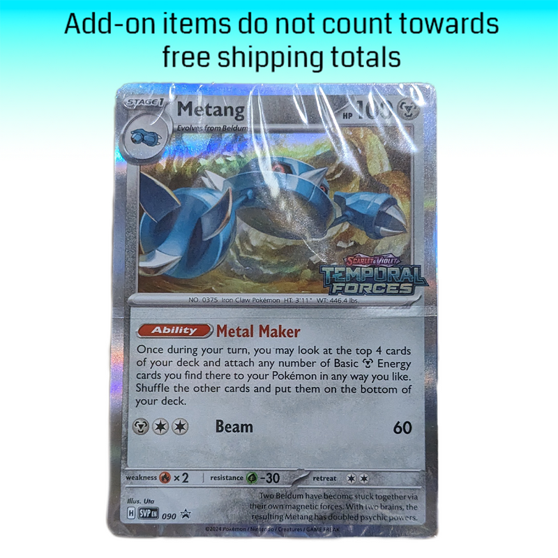 Pokémon TCG: Temporal Forces Build and Battle: SV090 Metang Sealed Deck with Promos