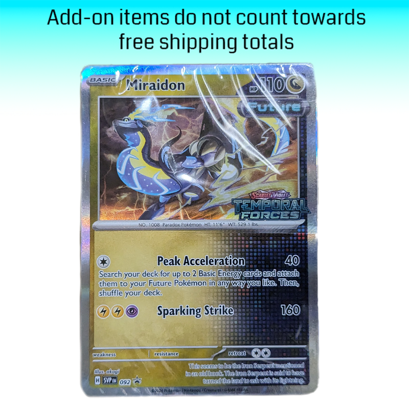 Pokémon TCG: Temporal Forces Build and Battle: SV092 Miraidon Sealed Deck with Promos