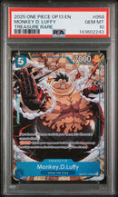 PSA GEM MT 10 Monkey D. Luffy [Op13-Carrying On His Will] - 143602243