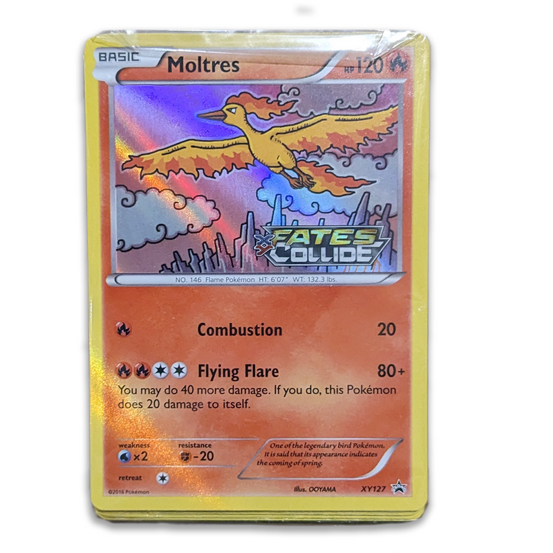 Pokémon TCG: Fates Collide Build and Battle: XY127 Moltres Sealed Deck with Promos