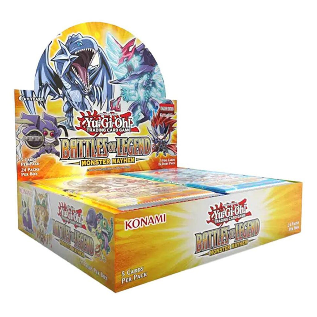 yugioh battle pack booster box Yu-Gi-Oh! TCG: Battle of Legend: Monster Mayhem: Booster Display