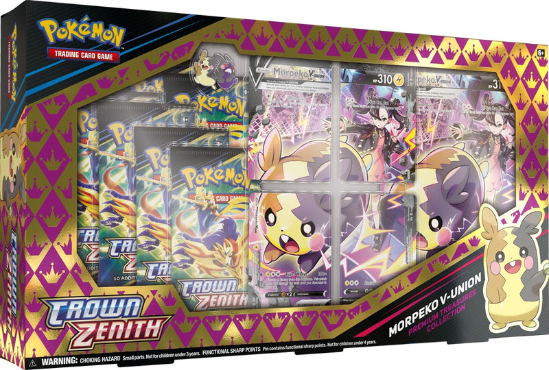 Pokêmon TCG: Crown Zenith: Premium Treasure Collection: Morpeko V-Union