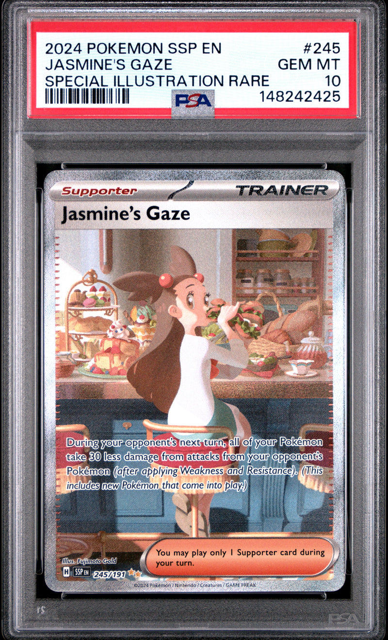 PSA GEM MT 10 Jasmine'S Gaze(245/191) [Ssp En-Surging Sparks] - 148242425