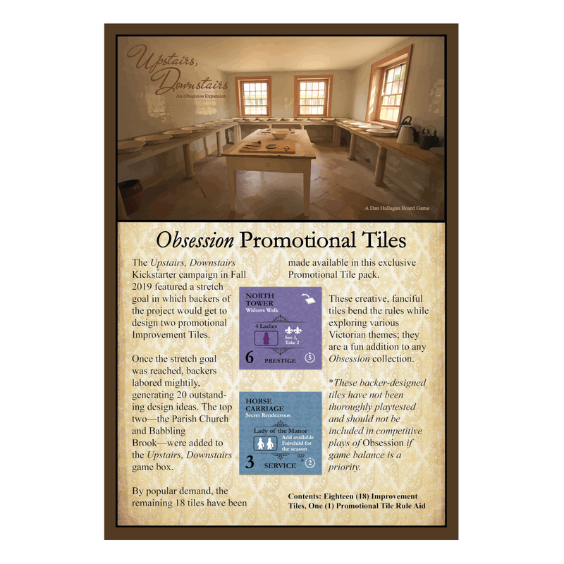 Obsession: Promotional Tiles