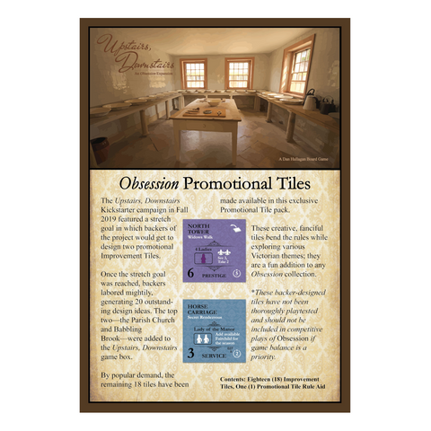 Obsession: Promotional Tiles