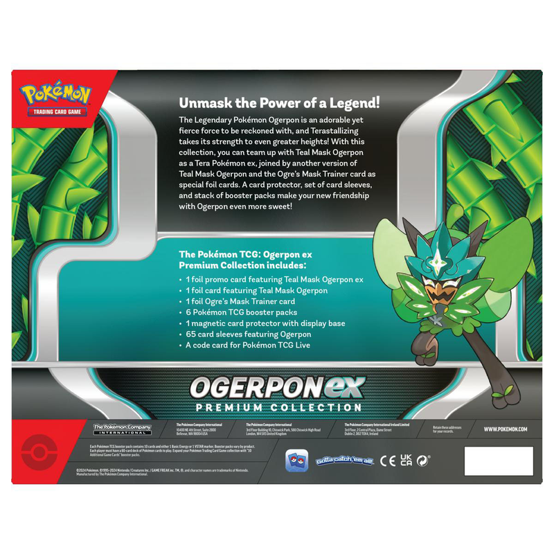 pokemon jungle booster pack card list Pokémon TCG: Ogerpon ex Premium Collection