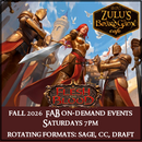 FALL 2026 on demand Flesh and Blood: SAGE/CC/draft/players choice